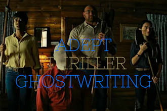 ghostwrite or rewrite your captivating thriller story