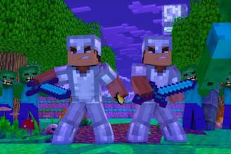 design eyecatching minecraft youtube thumbnails
