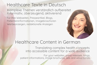 deliver high quality, concise, engaging healthcare content