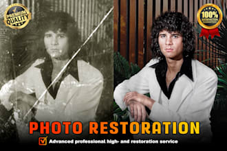 restore, enhance, and retouch your old photos professionally
