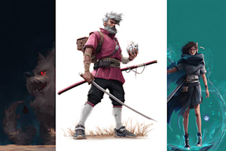 make a amazing d and d character for you