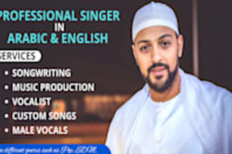 be your arabic male singer songwriter and vocalist