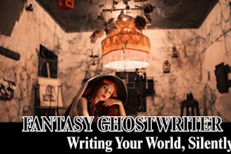 ghostwrite your thrilling fantasy or science fiction piece