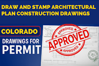 do full architectural permit drawings, building permit drawings for city permit