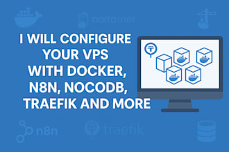 configure your vps with docker n8n nocodb traefik and more
