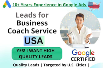 generate leads for business coach using google ads