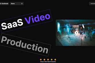 make saas explainer video,demo video for your saas product