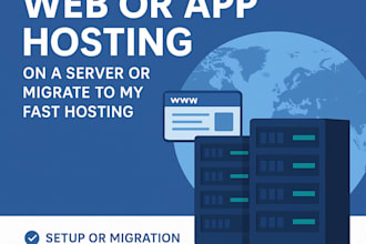 set up web or app hosting on a server
