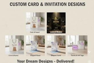 design unique card for you