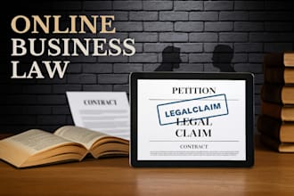 be online lawyer for business disputes contracts legal claims petition letter