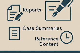 write reports, summaries, and reference content