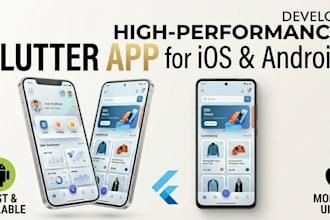 develop high performance flutter app for android ios