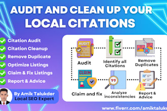 audit and clean up your local citations for better google ranking