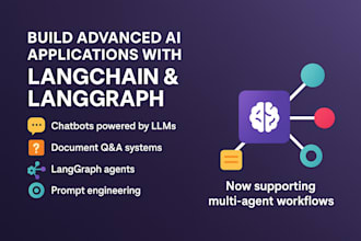 build advanced ai applications with langchain, langgraph