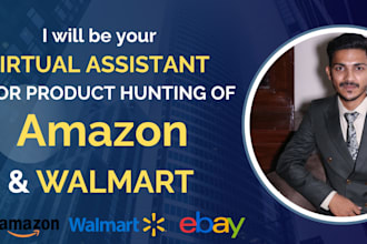 be your expert VA for amazon, walmart, ebay, store creation and management