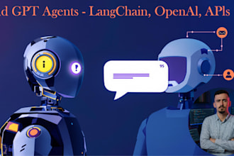 develop smart ai agents using gpt langchain  openai apis