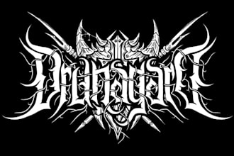do death metal, black metal, slamming, brutal logo