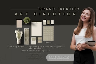 do art direction and branding board for your business