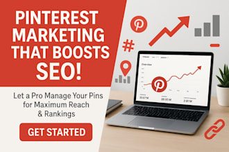 be your pinterest marketing manager to skyrocket SEO ranking