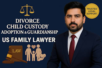 handle divorce, child custody, adoption, guardianship as your US family lawyer