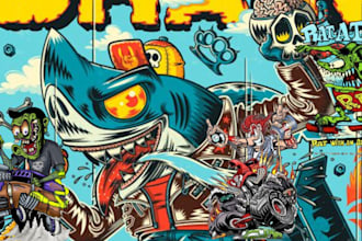 do kustom kulture art rat fink cartoon monster art  surrealism hot rod tshirt