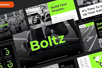 pitch deck powerpoint fitness presentation investor health design presentation