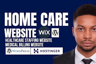 design home care dna testing healthcare staffing websites hostinger godaddy wix