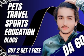 do guest post on high da sports blogs education blogs pet and travel guesting