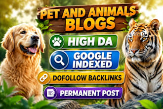 do high da DR guest post on dog pet cat websites contextual backlinks for SEO