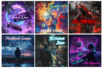 do cover art designs for mixtapes and albums