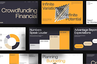 investor pitch deck fintech presentation design tech startup saas pitch deck