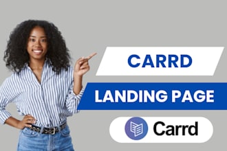 carrd website design carrd website redesign carrd landing page carrd co website