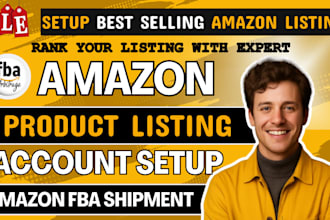 setup fba shipment product listing product optimization