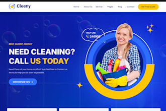 design cleaning website cleaning service website cleaning booking website design