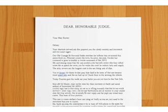 write letters for legal situations