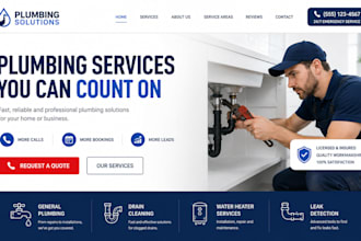build a plumbing website that gets more calls and quote requests