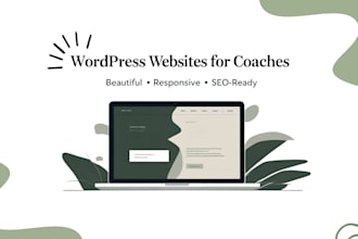 build a high converting wordpress website for coaches and consultants