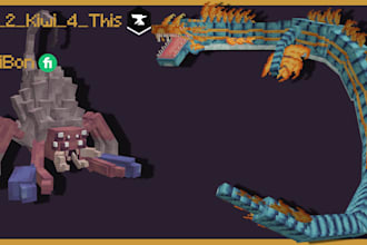 create custom minecraft mobs and animations in blockbench