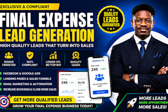 generate final expense leads, life insurance leads final expense lead generation