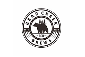 design unique bear creek brews logo