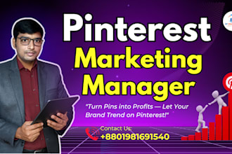 be your pinterest ads expert and marketing manager