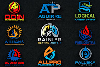 do plumbing heating air conditioning hvac oil gas home logo