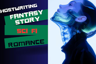 ghostwrite or rewrite a compelling science fiction, fantasy sci fi novel