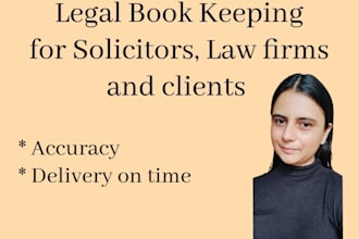 do legal bookkeeping for solicitors and clients