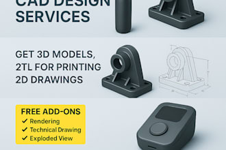 do 2d and realistic 3d model ,3d printed model dxf,dwg,obj,stl