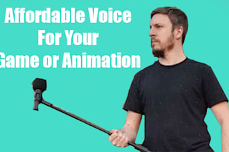 be your male video game voice actor