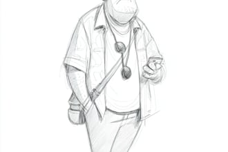 sketch character and anything for you