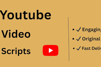 youtube script writing for videos