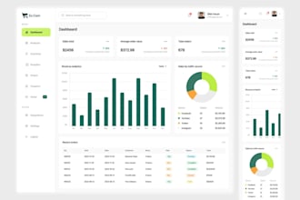 create modern UI UX for saas, dashboards, and shopify apps