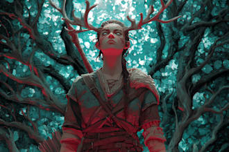 do realistic fantasy horror character and concept art